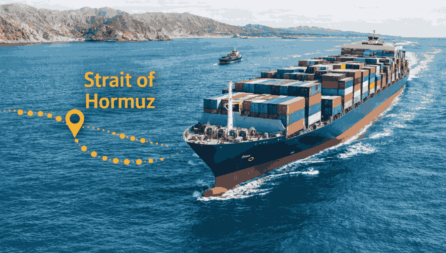 iran israel war impact on global economy shipping disruption in strait of hormuz